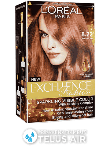 L’Oreal Paris Excellence Fashion hair color - 8.22 Rose Gold, Telus Air