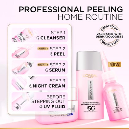Loreal Paris Glycolic Bright Instant Glowing Face Serum 30ml Skin Brightening Packshot 7