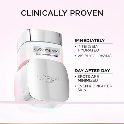 Loreal Paris Glycolic Glowing Night Cream 50ml Packshot 5