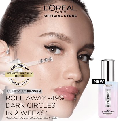 Loreal Paris Glycolic Bright Instant Glowing Face Serum 30ml Skin Brightening Packshot 4