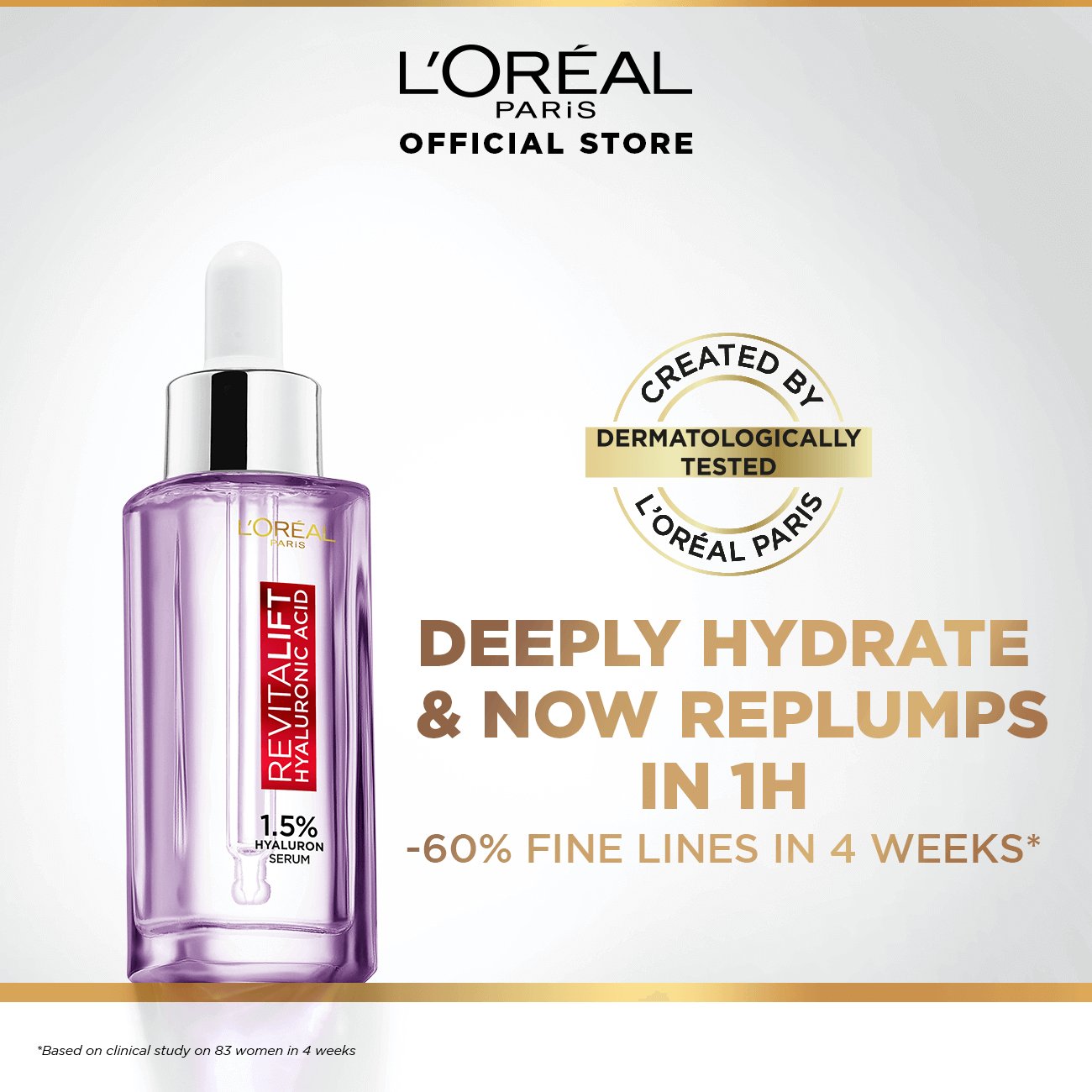 LOreal Paris Hyaluronic Acid Serum Packshot 1