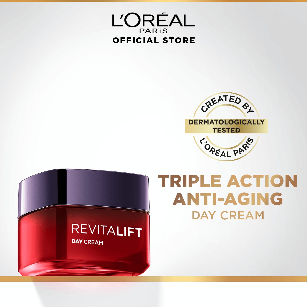 LOreal Paris Revitalift Triple Action Day Cream Packshot 1