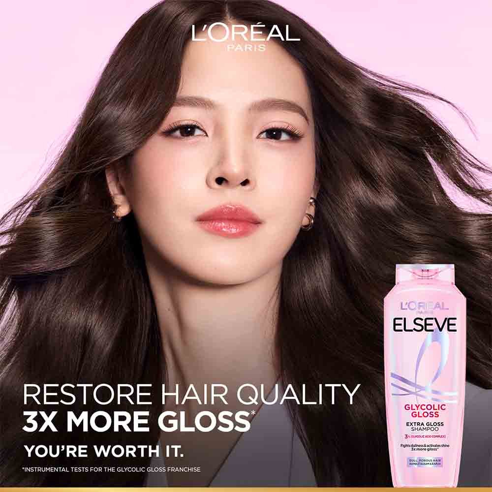 ELSEVE GLYCOLIC GLOSS EXTRA GLOSS SHAMPOO 280ML